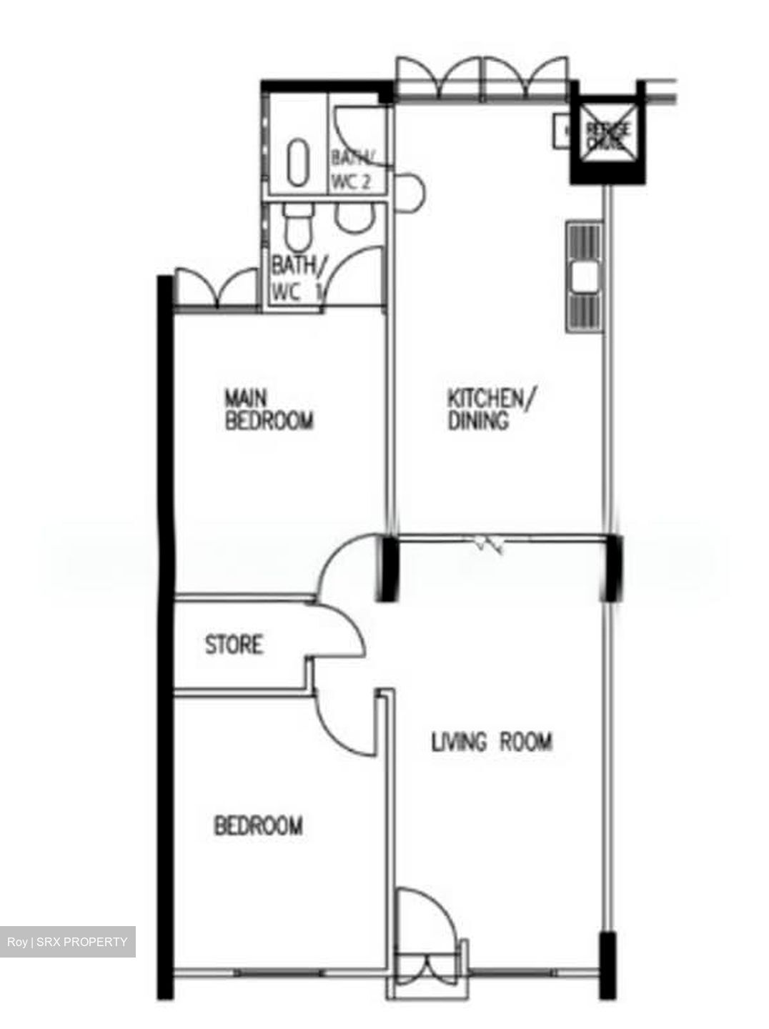 Blk 329 Clementi Avenue 2 (Clementi), HDB 3 Rooms #552546741